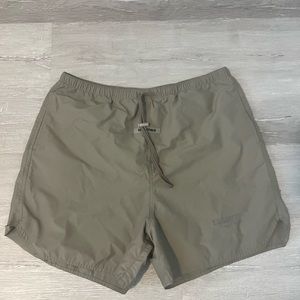 Fear Of God Volley Shorts Size Large Taupe